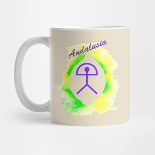 Andalusian Indalo Man Ancient Symbol Mug